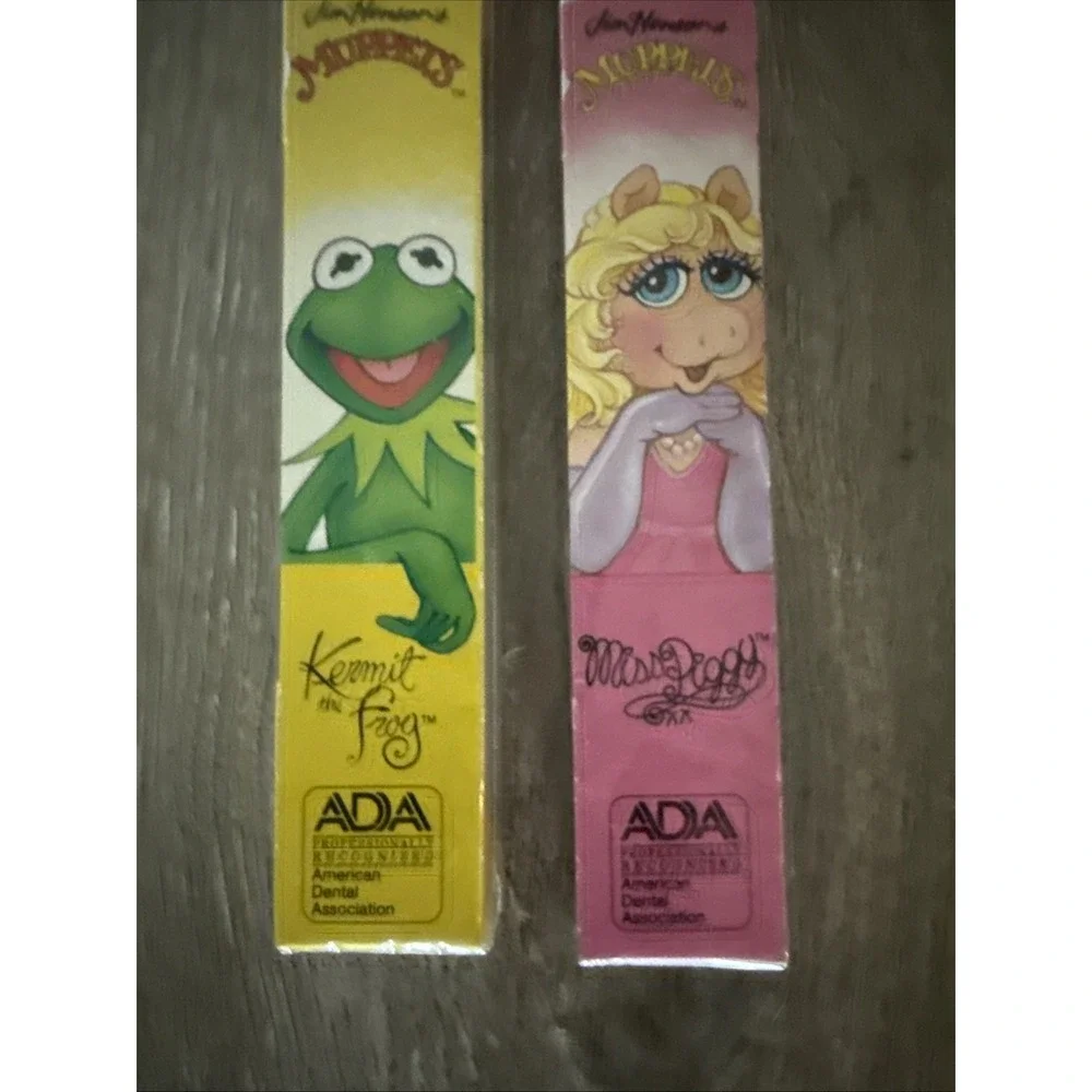 Vintage‎ Animal Jim Henson's The Muppets Oral-B Vintage 1988 Toothbrush Lot of 2
